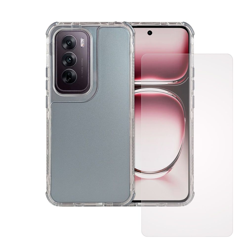 Funda 3 en 1 Rainbow 360 Atti Azul Cielo para Oppo Reno 12 5g + 1 Mica Hd