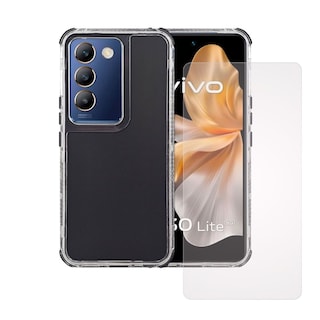Foto 1 | Funda 3 en 1 Rainbow 360 Negro para Vivo V30 Lite + 1 Mica Hd