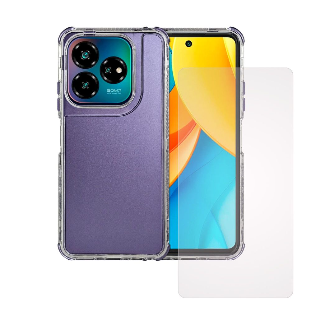 Funda 3 en 1 Rainbow 360 Atti Morado para Axon 60 Lite + 1 Mica Hd