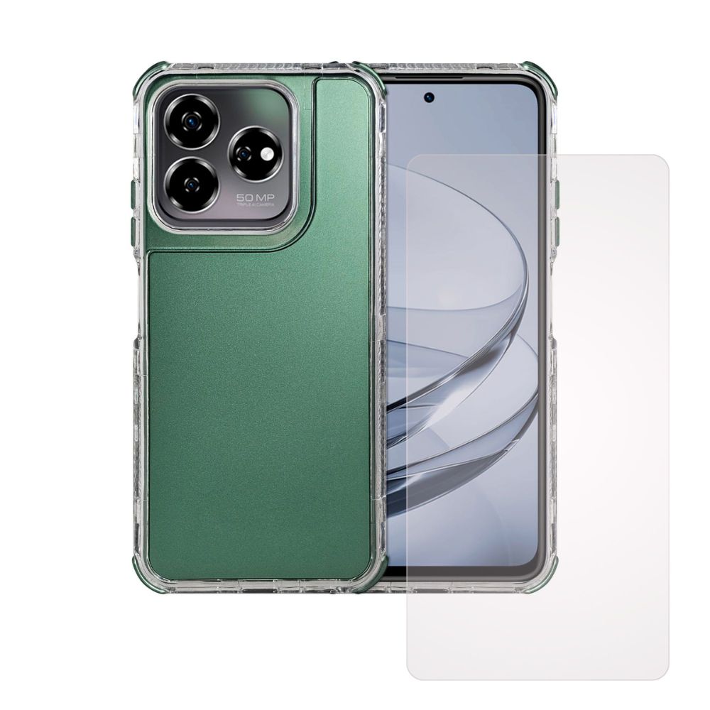 Foto 2 pulgar | Funda 3 En 1 Rainbow 360 Verde Para Axon 60 4g + 1 Mica Hd