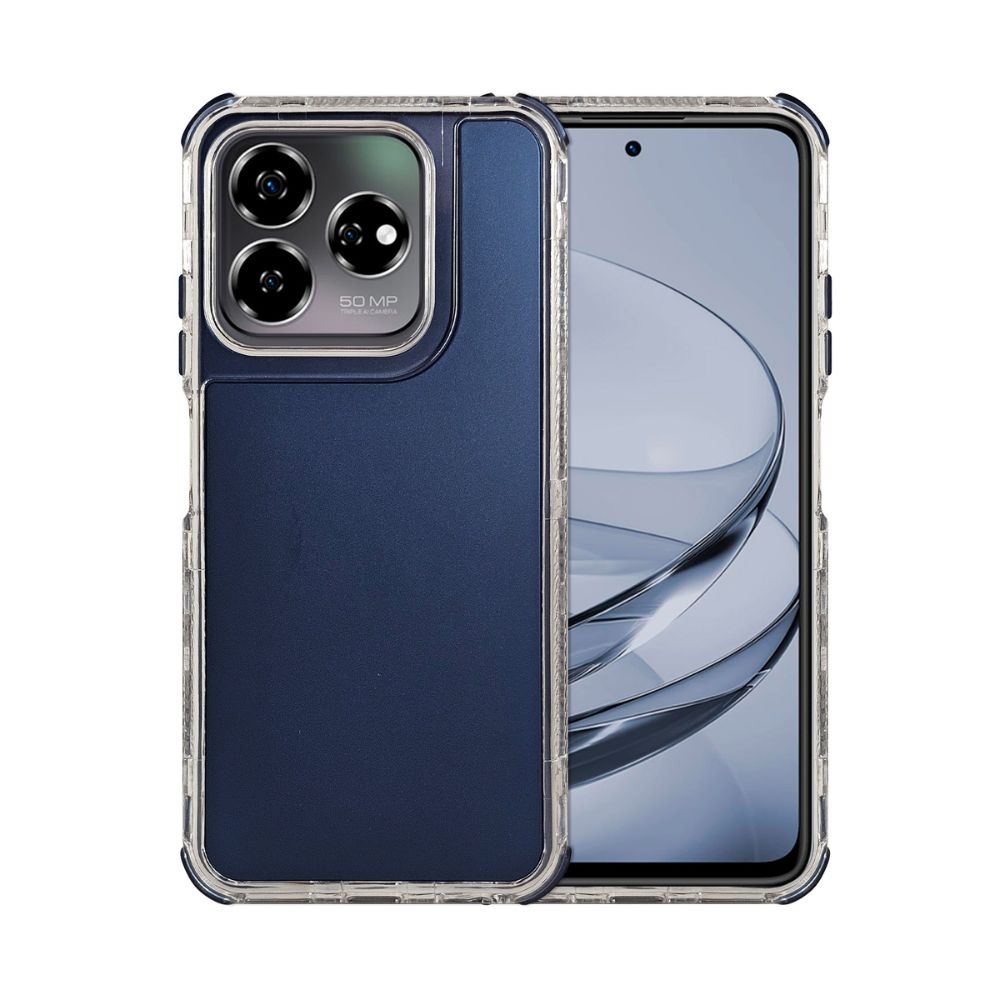 Foto 2 pulgar | Funda Azul Atti para Celular Axon 60 con Mica
