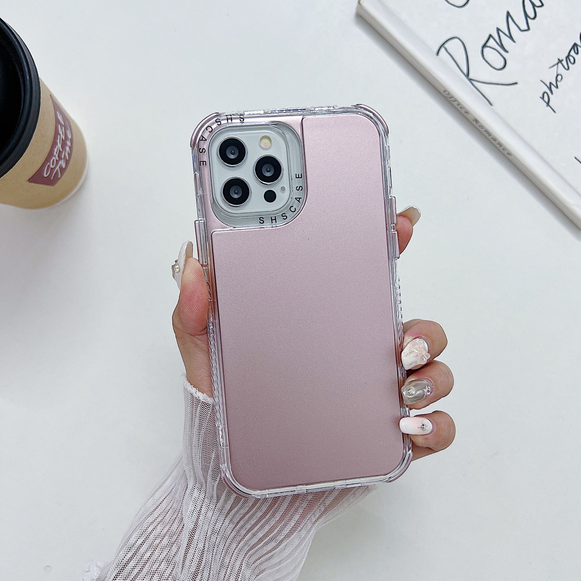 Foto 3 pulgar | Funda 3 En 1 Rainbow 360 Rosa Para Axon 60 4g + 1 Mica Hd