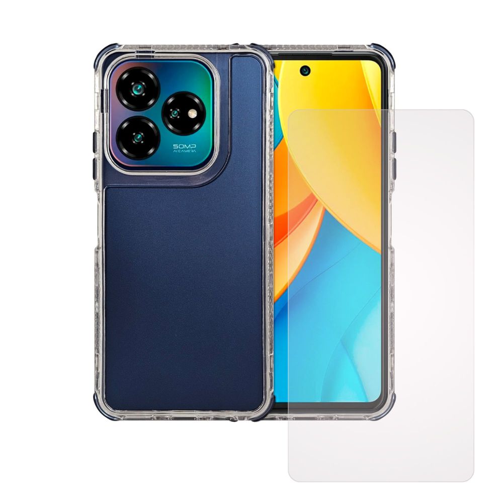 Foto 1 | Funda 3 en 1 Rainbow 360 Atti Azul Marino para Axon 60 Lite + 1 Mica Hd