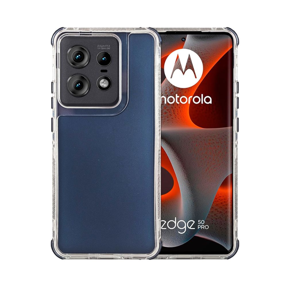 Funda para Moto Edge 50 Pro 3 en 1 Rainbow 360 Azul Marino $249