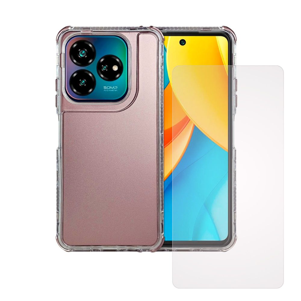 Foto 2 pulgar | Funda 3 en 1 Rainbow 360 Atti Rosa para Axon 60 Lite + 1 Mica Hd
