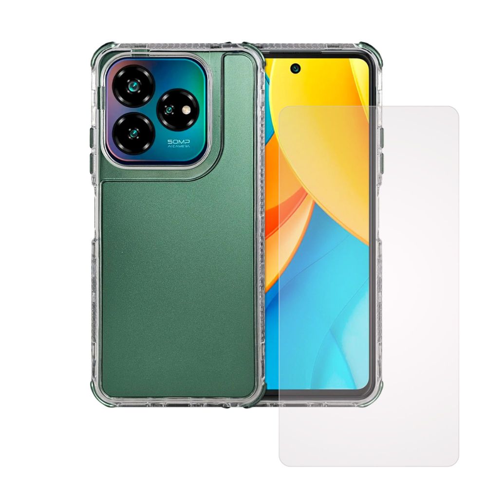 Foto 1 | Funda para Axon 60 Lite + 1 Mica Hd3 en 1 Rainbow 360 Verde