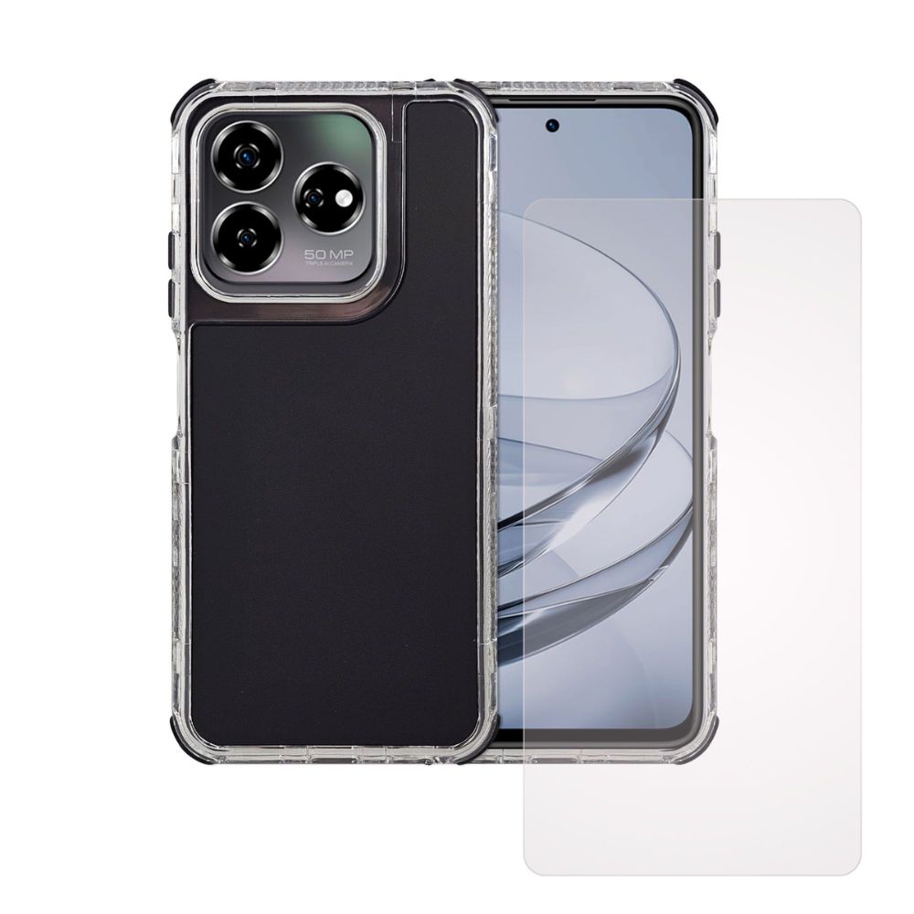 Funda Negra Atti para Celular Axon 60 con Mica