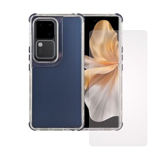 Foto 1 | Funda 3 En 1 Rainbow 360 Azul Marino para Vivo V30 5g + 1 Mica Hd