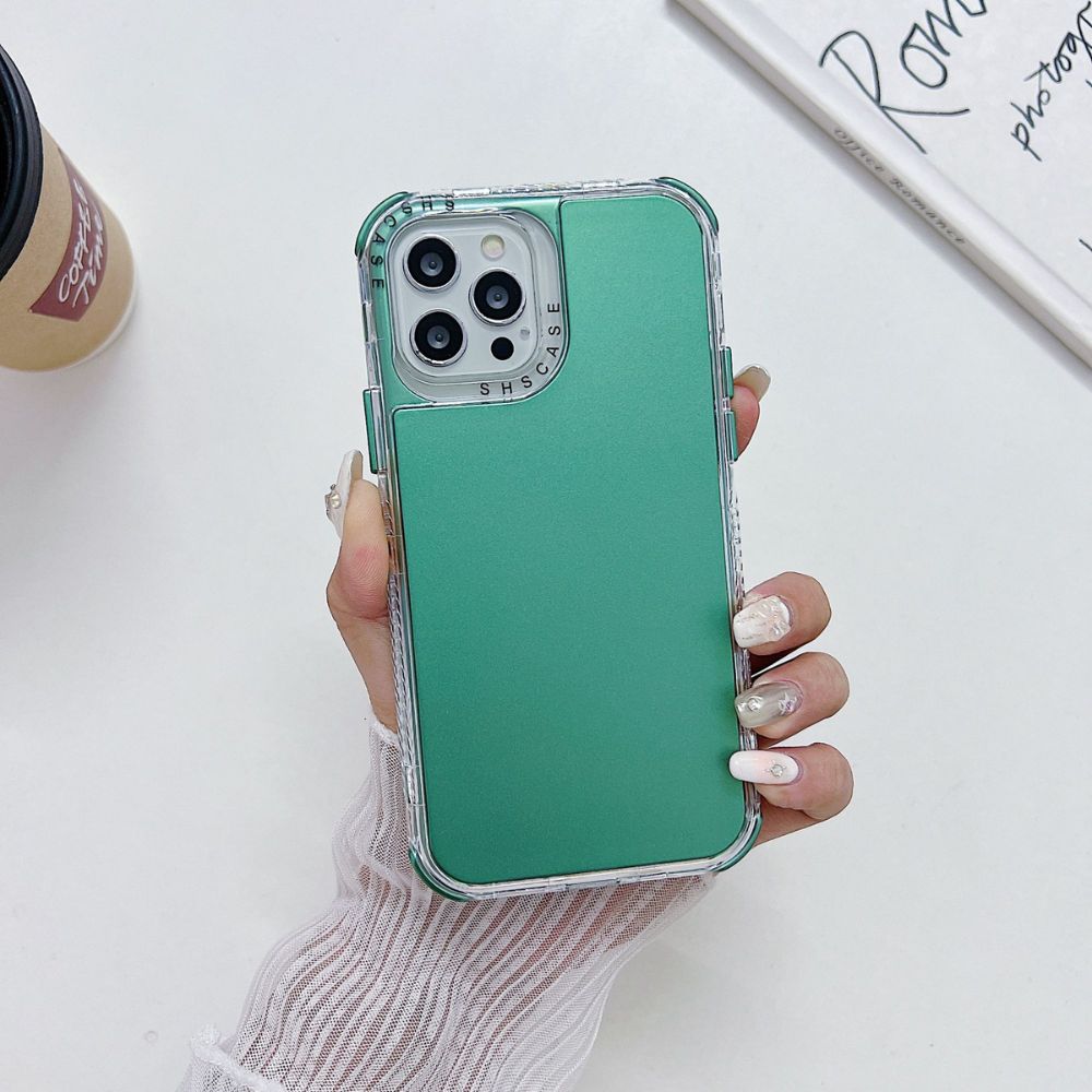 Foto 3 pulgar | Funda 3 En 1 Rainbow 360 Verde Para Moto Edge 50 Pro + 1 Mica Hd