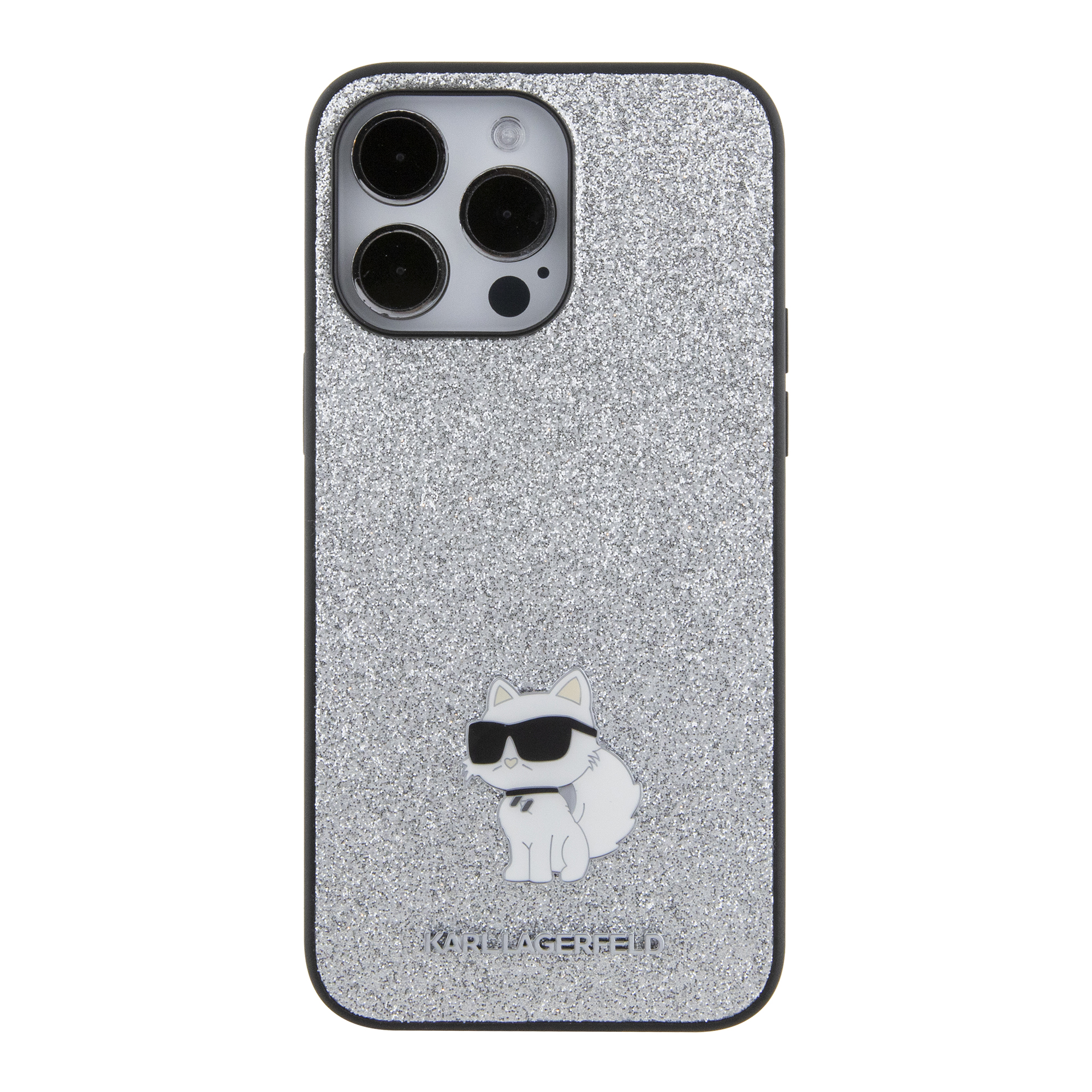 Foto 4 pulgar | Funda Karl Lagerfeld Brillo Choupette Para Iphone 15 Pro Max