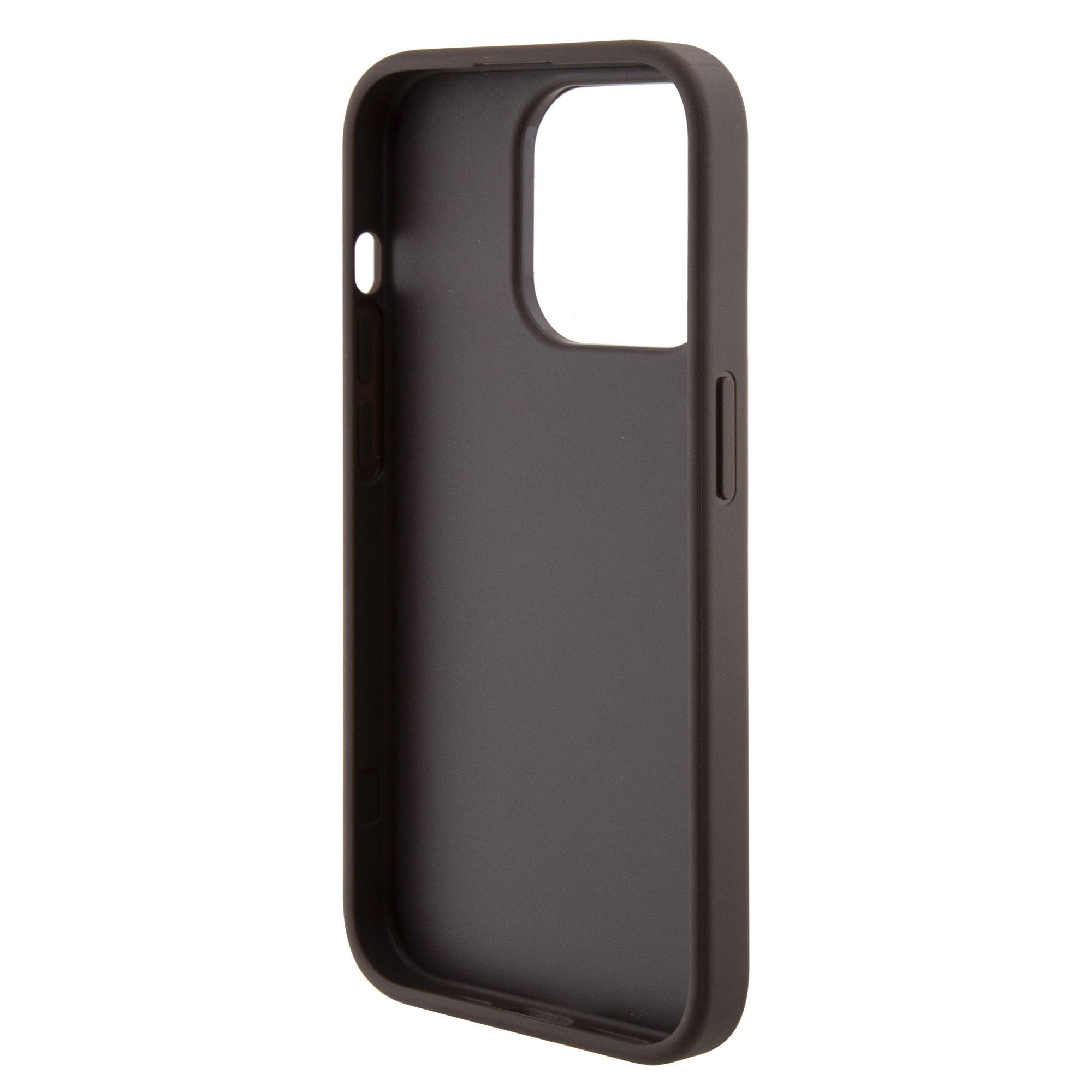 Foto 9 pulgar | Case Guess 4g Triángulo Para Iphone 15 Pro Max - Café