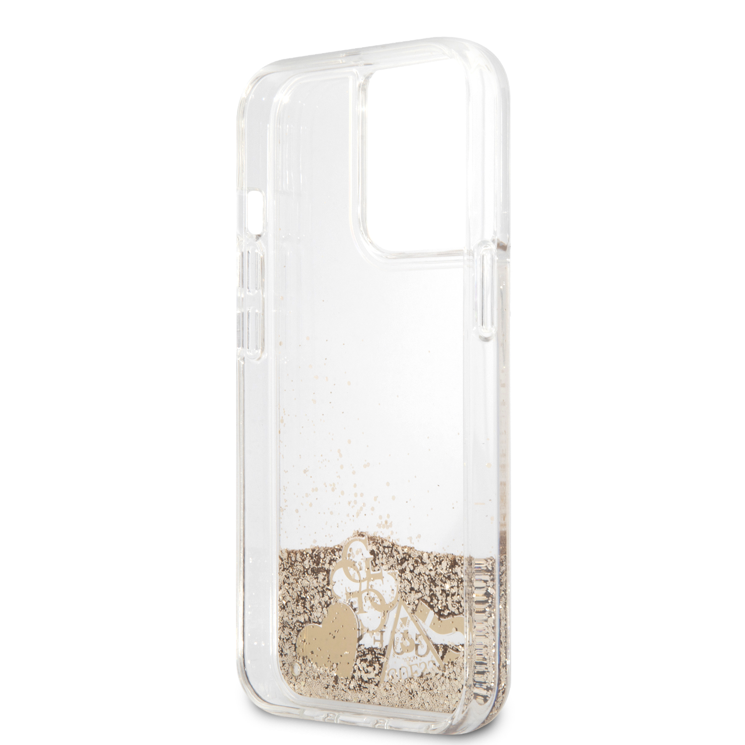 Foto 8 pulgar | Funda Guess Brillos Para Iphone 13 Pro - Dorado