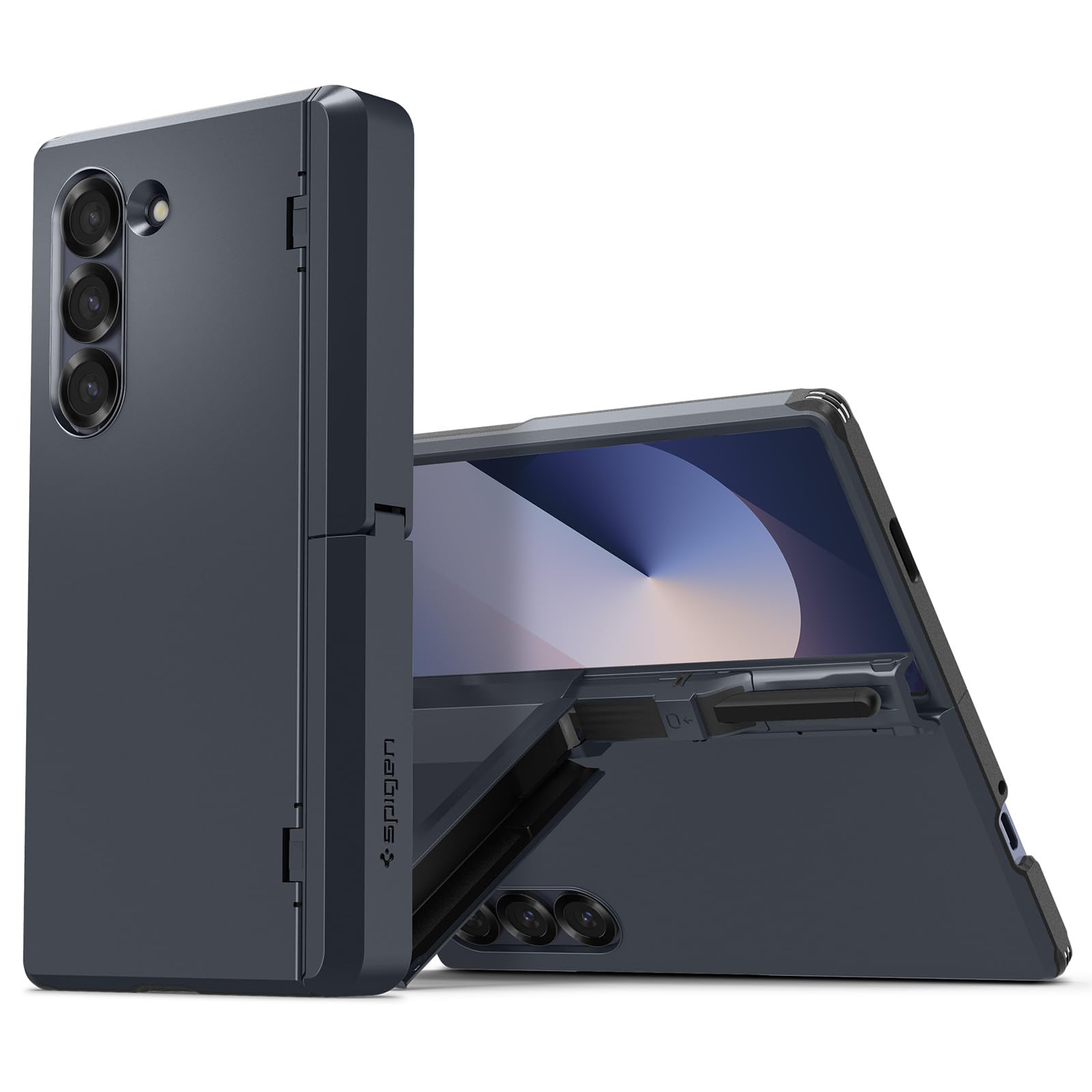 Foto 2 pulgar | Funda Spigen Tough Armor Pro P Para Galaxy Z Fold 6, Color Plateado - Venta Internacional.