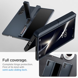 Foto 4 | Funda Spigen Tough Armor Pro P Para Galaxy Z Fold 6, Color Plateado - Venta Internacional.