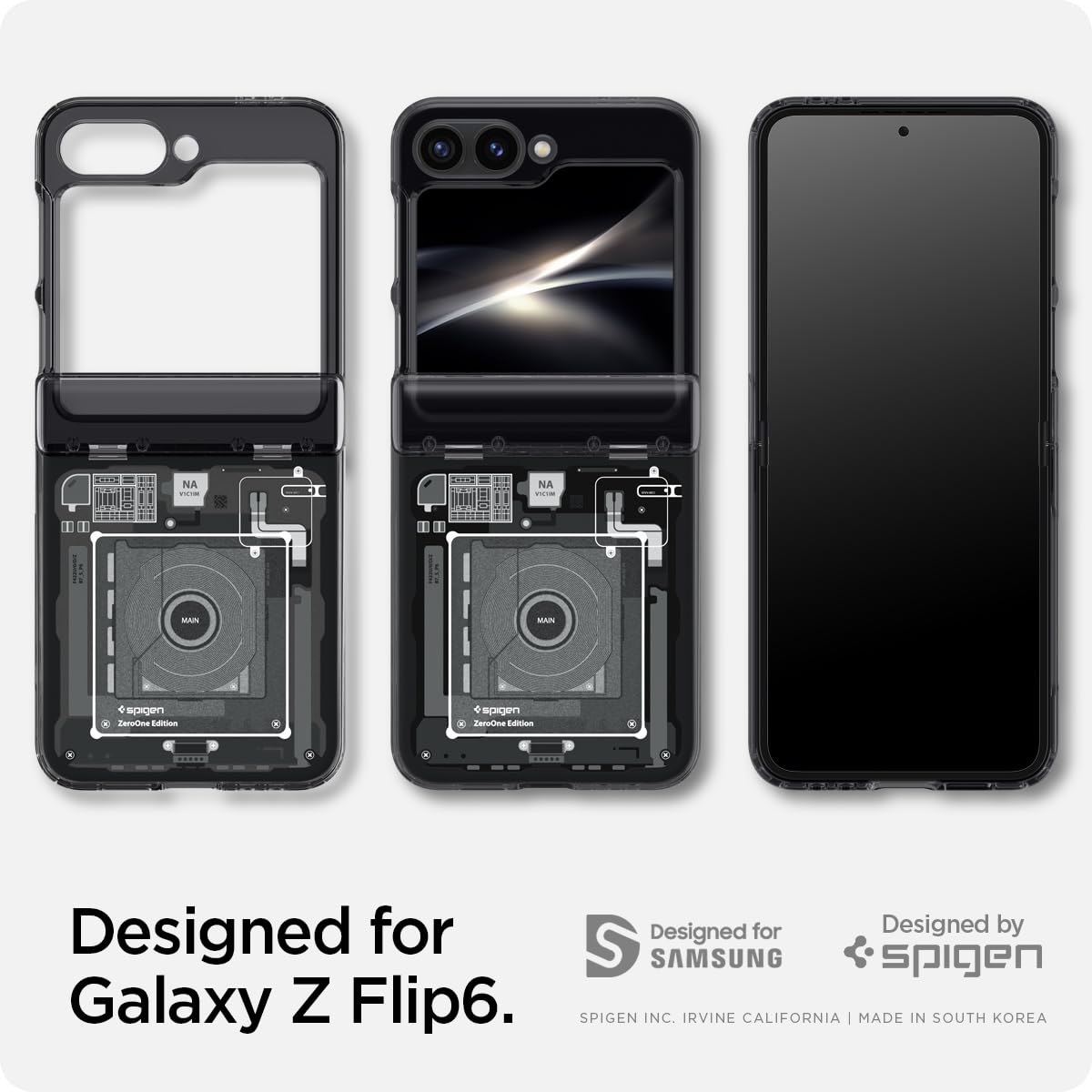 Foto 3 pulgar | Funda Spigen Ultra Hybrid Pro Para El Galaxy Z Flip 6 - Venta Internacional.