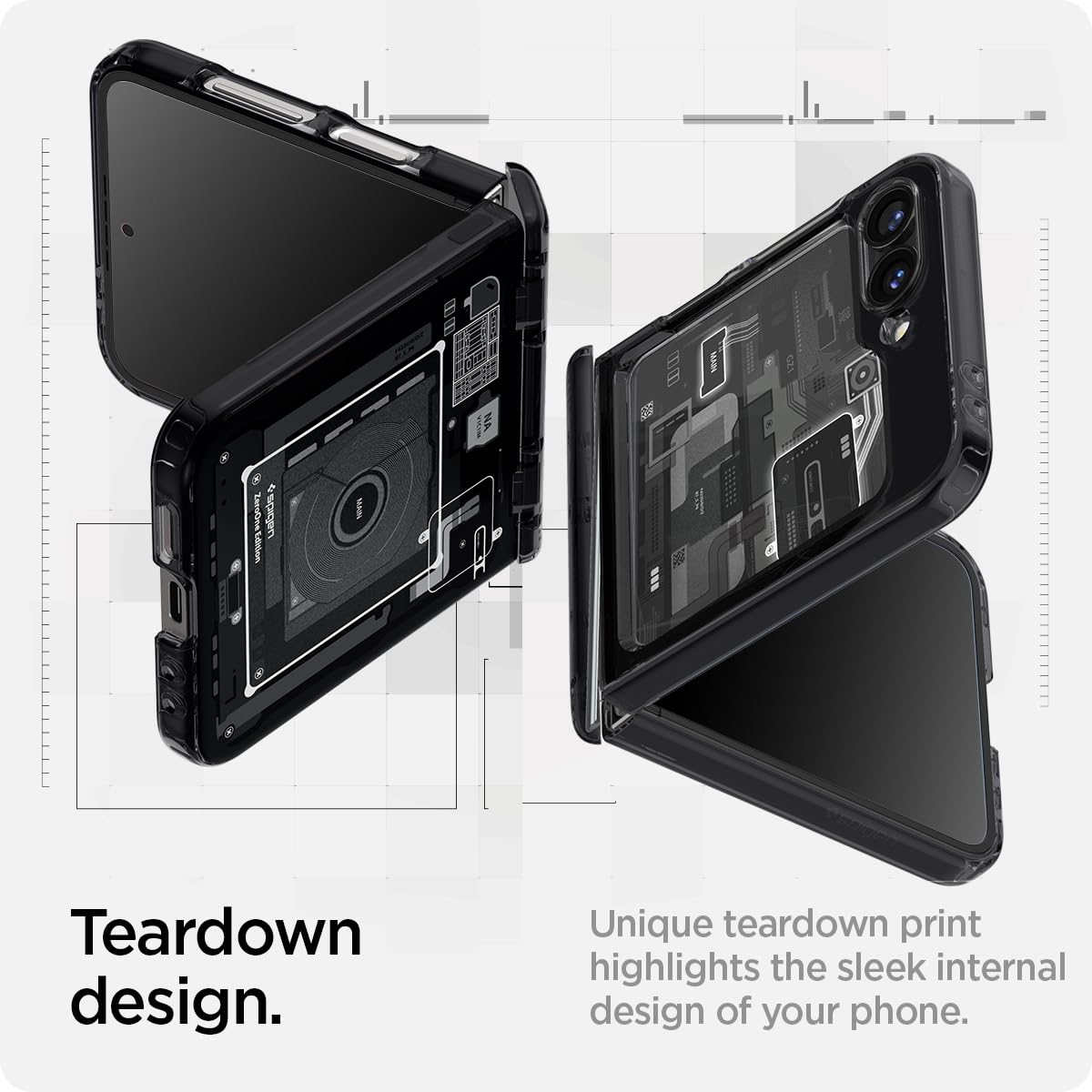 Foto 4 pulgar | Funda Spigen Ultra Hybrid Pro Para El Galaxy Z Flip 6 - Venta Internacional.