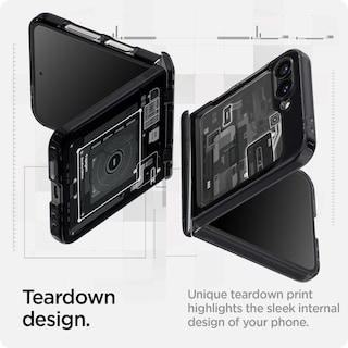 Foto 3 | Funda Spigen Ultra Hybrid Pro Para El Galaxy Z Flip 6 - Venta Internacional.