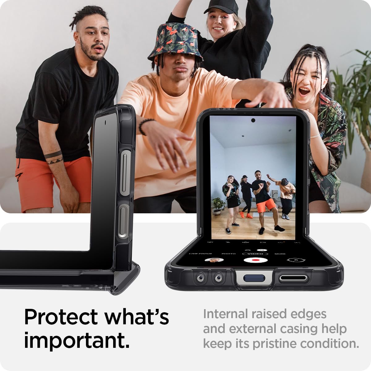 Foto 5 pulgar | Funda Spigen Ultra Hybrid Pro Para El Galaxy Z Flip 6 - Venta Internacional.