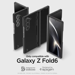 Foto 3 | Funda Spigen Ultra Hybrid Pro Para Galaxy Z Fold 6, Color Gris Escarchado - Venta Internacional.