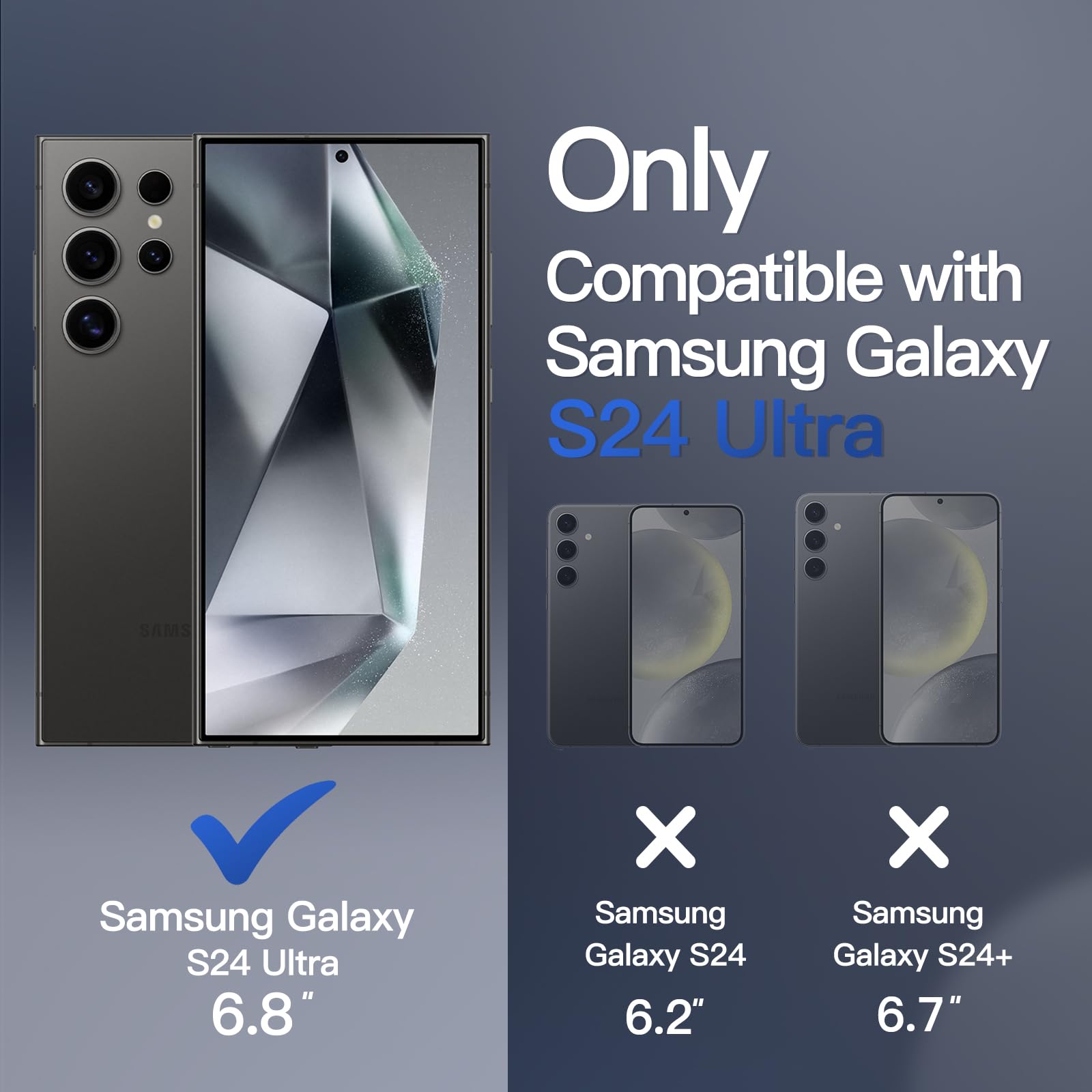 Foto 3 pulgar | Funda De Teléfono Jetech Magnetic Para Samsung Galaxy S24 Ultra 5g - Venta Internacional.