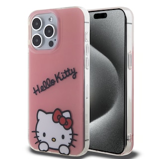 Foto 1 | Funda Hello Kitty Cara Para Iphone 15 Pro Max - Rosa