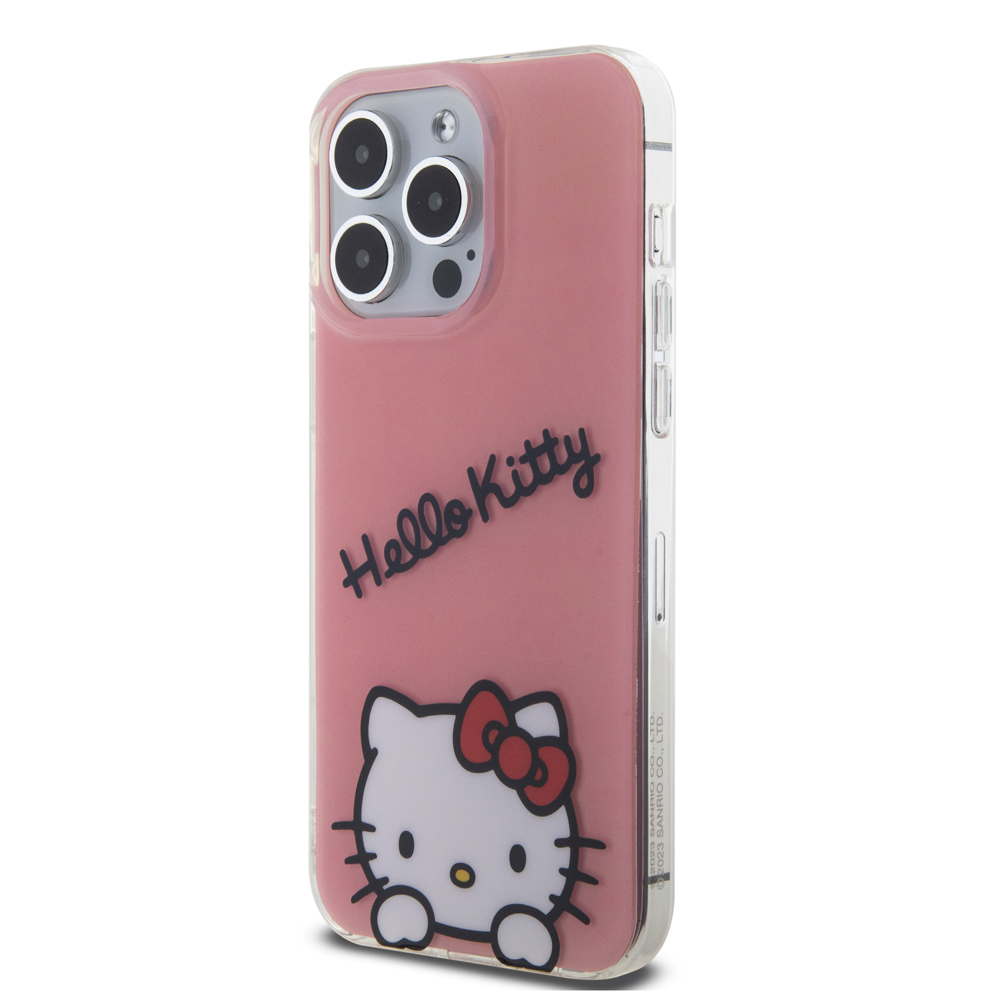 Foto 3 pulgar | Funda Hello Kitty Cara Para Iphone 15 Pro Max - Rosa