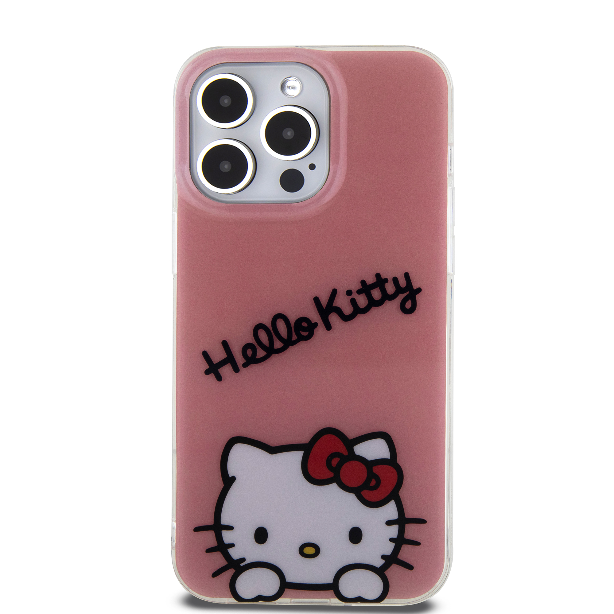 Foto 4 pulgar | Funda Hello Kitty Cara Para Iphone 15 Pro Max - Rosa