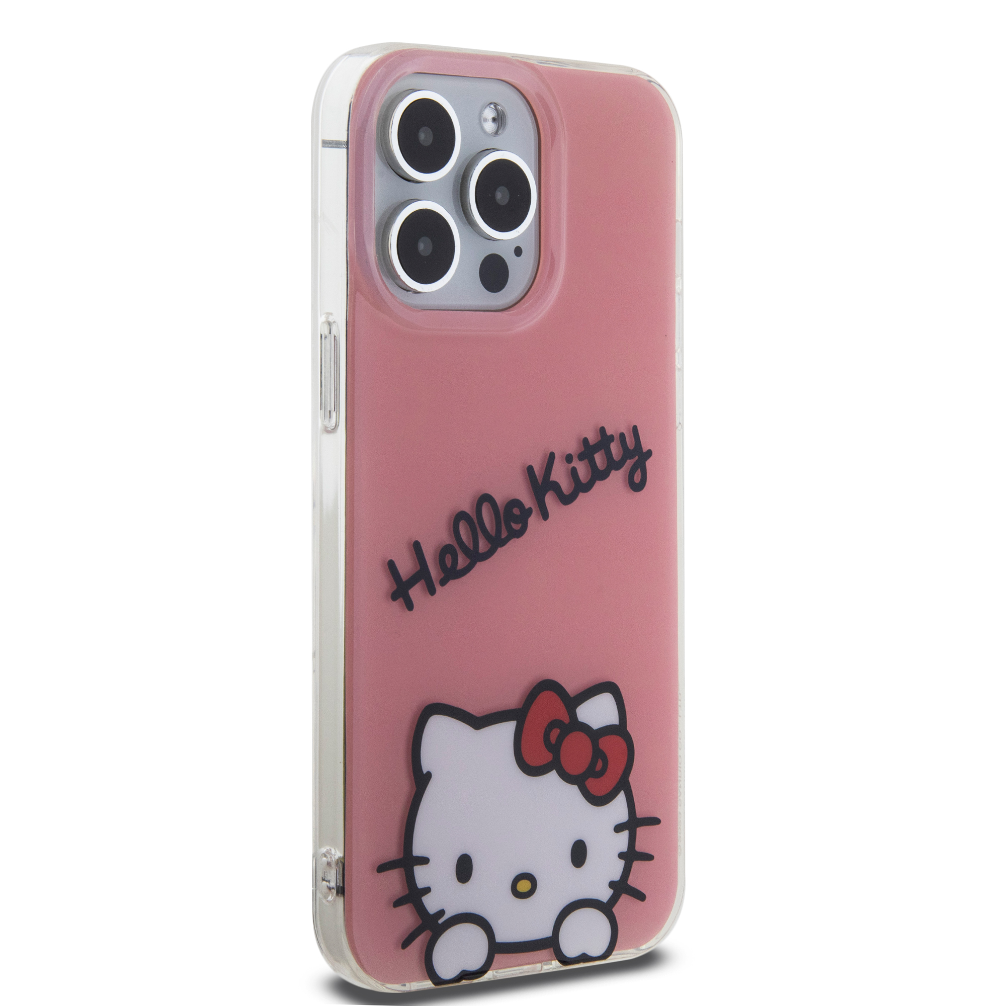Foto 5 pulgar | Funda Hello Kitty Cara Para Iphone 15 Pro Max - Rosa