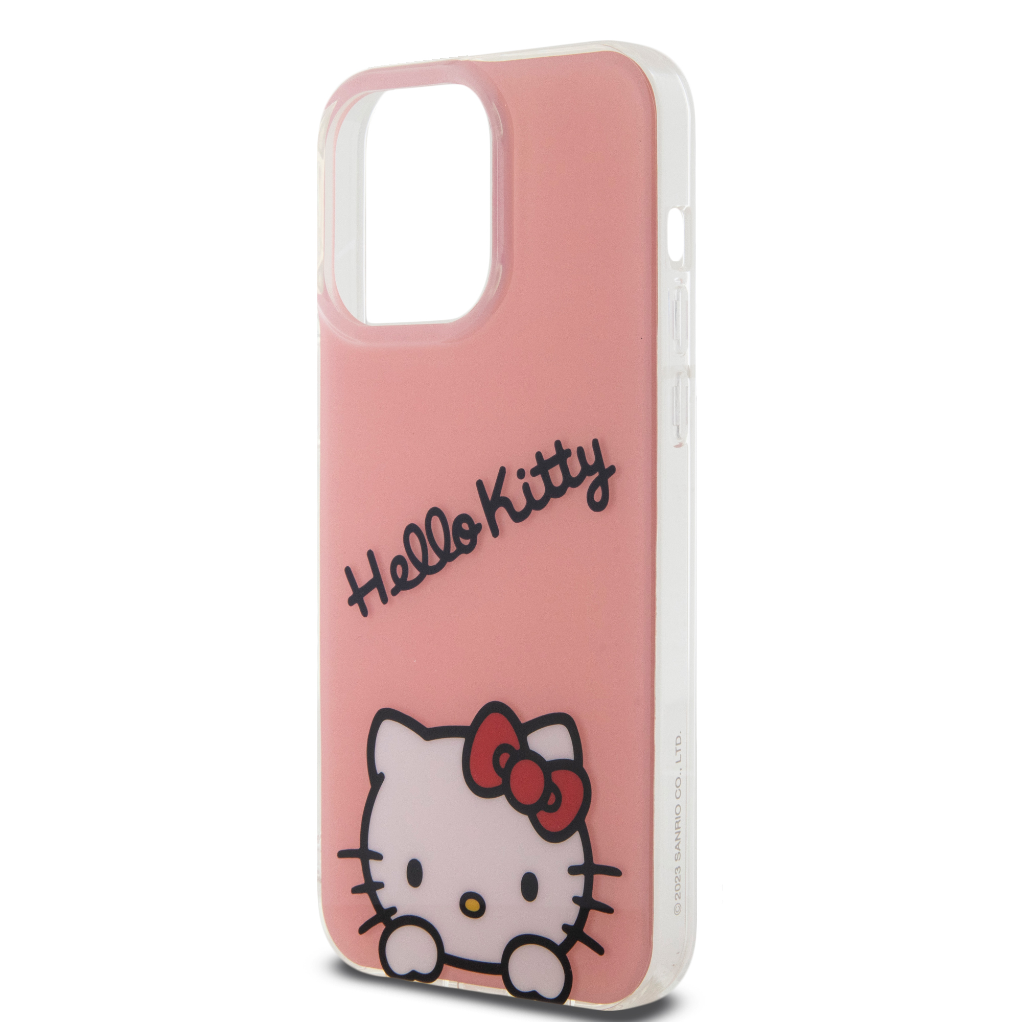 Foto 7 pulgar | Funda Hello Kitty Cara Para Iphone 15 Pro Max - Rosa