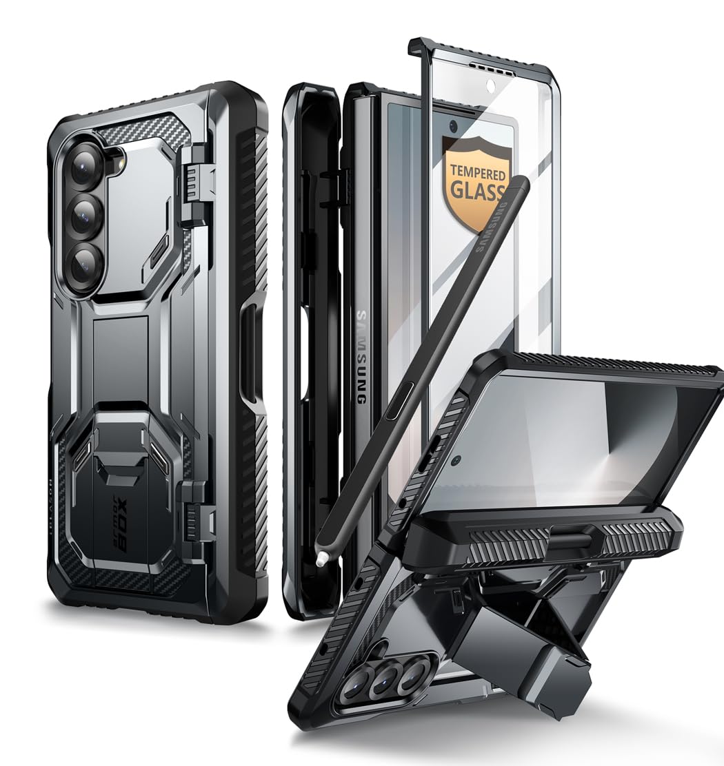 Foto 2 pulgar | Funda De Teléfono I-blason Armorbox Con Soporte Para Bolígrafos S Para Samsung Z Fold 6 - Venta Internacional.