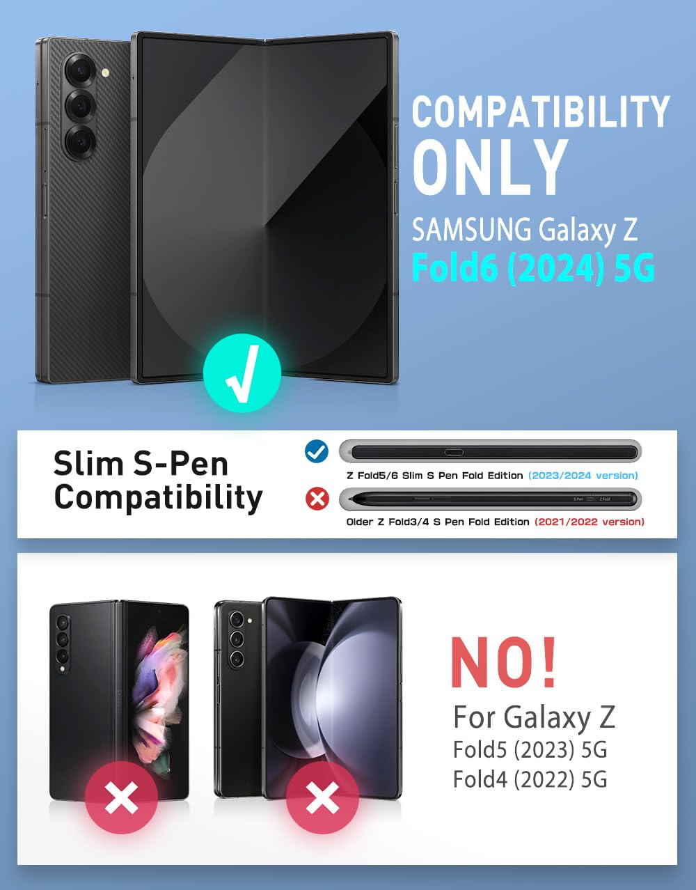 Foto 2 | Funda De Teléfono I-blason Armorbox Con Soporte Para Bolígrafos S Para Samsung Z Fold 6 - Venta Internacional.