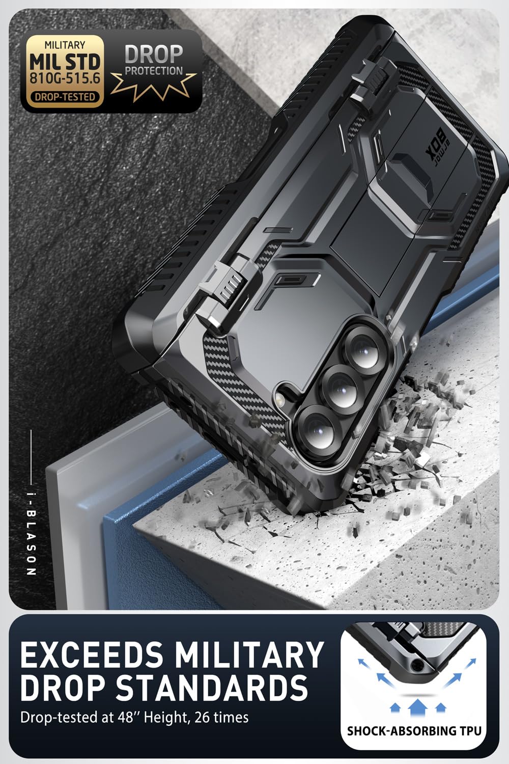 Foto 5 | Funda De Teléfono I-blason Armorbox Con Soporte Para Bolígrafos S Para Samsung Z Fold 6 - Venta Internacional.