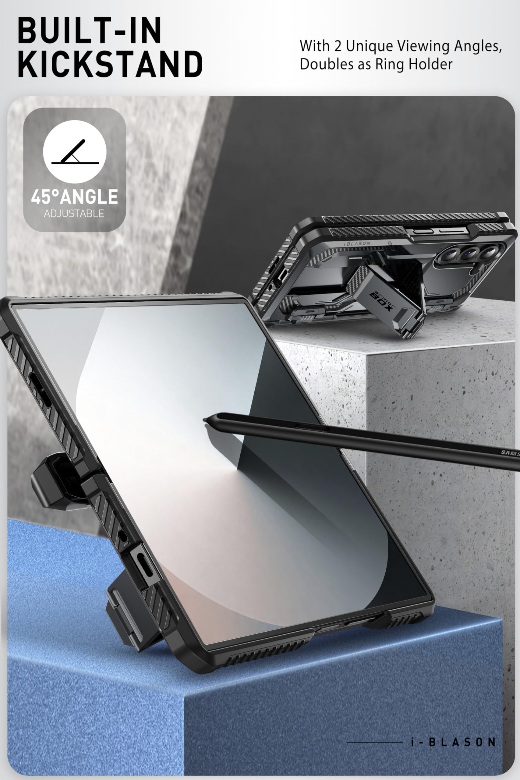 Foto 7 | Funda De Teléfono I-blason Armorbox Con Soporte Para Bolígrafos S Para Samsung Z Fold 6 - Venta Internacional.