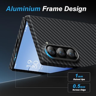 Foto 4 | Funda de Fibra de Aramida Auténtica para Samsung Galaxy Z Fold 6 - Venta Internacional