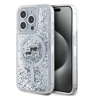 Foto 1 | Funda Karl Lagerfeld Diamante Para iPhone 15 Pro Max