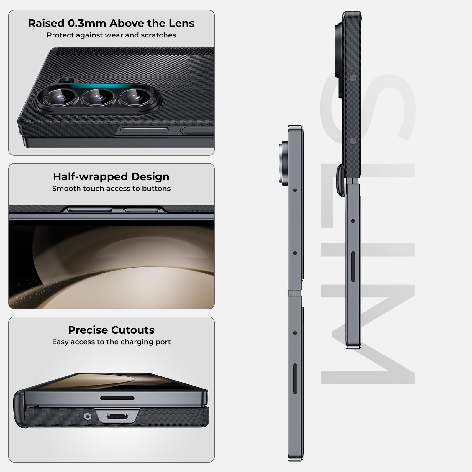 Foto 7 pulgar | Funda Benks Montage Armorair para Galaxy Z Fold 6 con Bisagra - Venta Internacional
