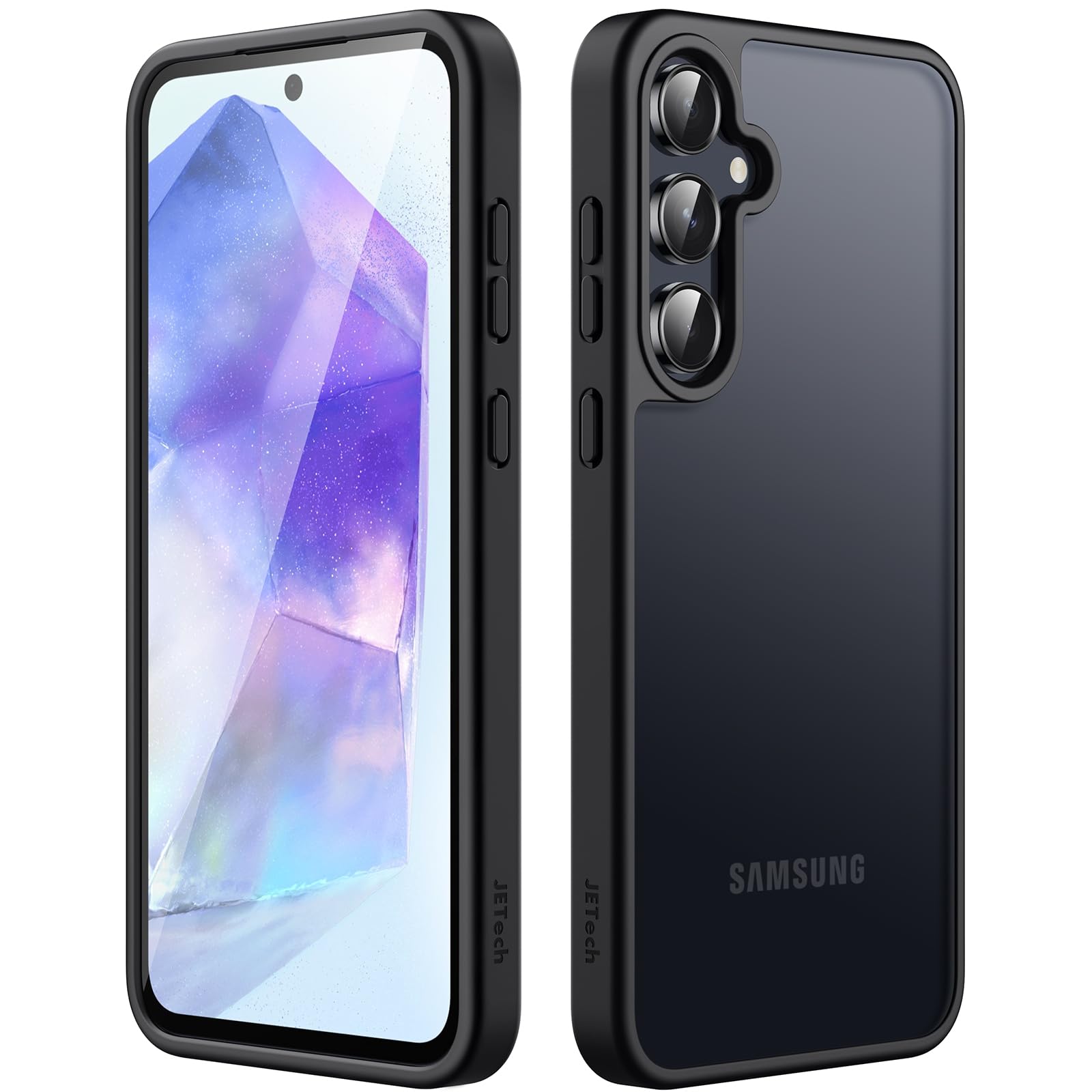 Foto 2 pulgar | Funda Jetech Matte para Samsung Galaxy A55 5g Negra - Venta Internacional