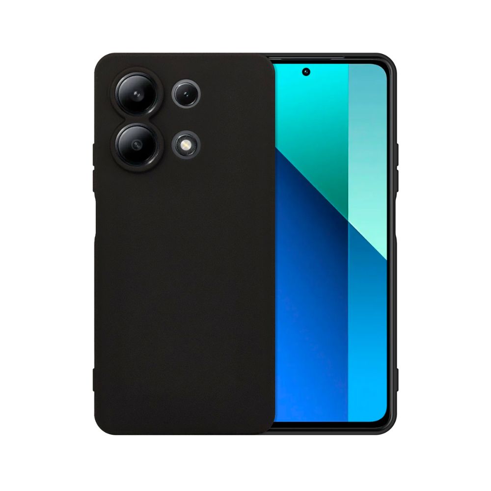 Foto 2 pulgar | Funda Molan Cano Silicon Negro Para Xiaomi Redmi Note 13 4g