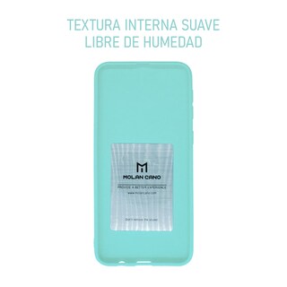 Foto 3 | Funda Molan Cano Silicon Case Menta Para Realme C11
