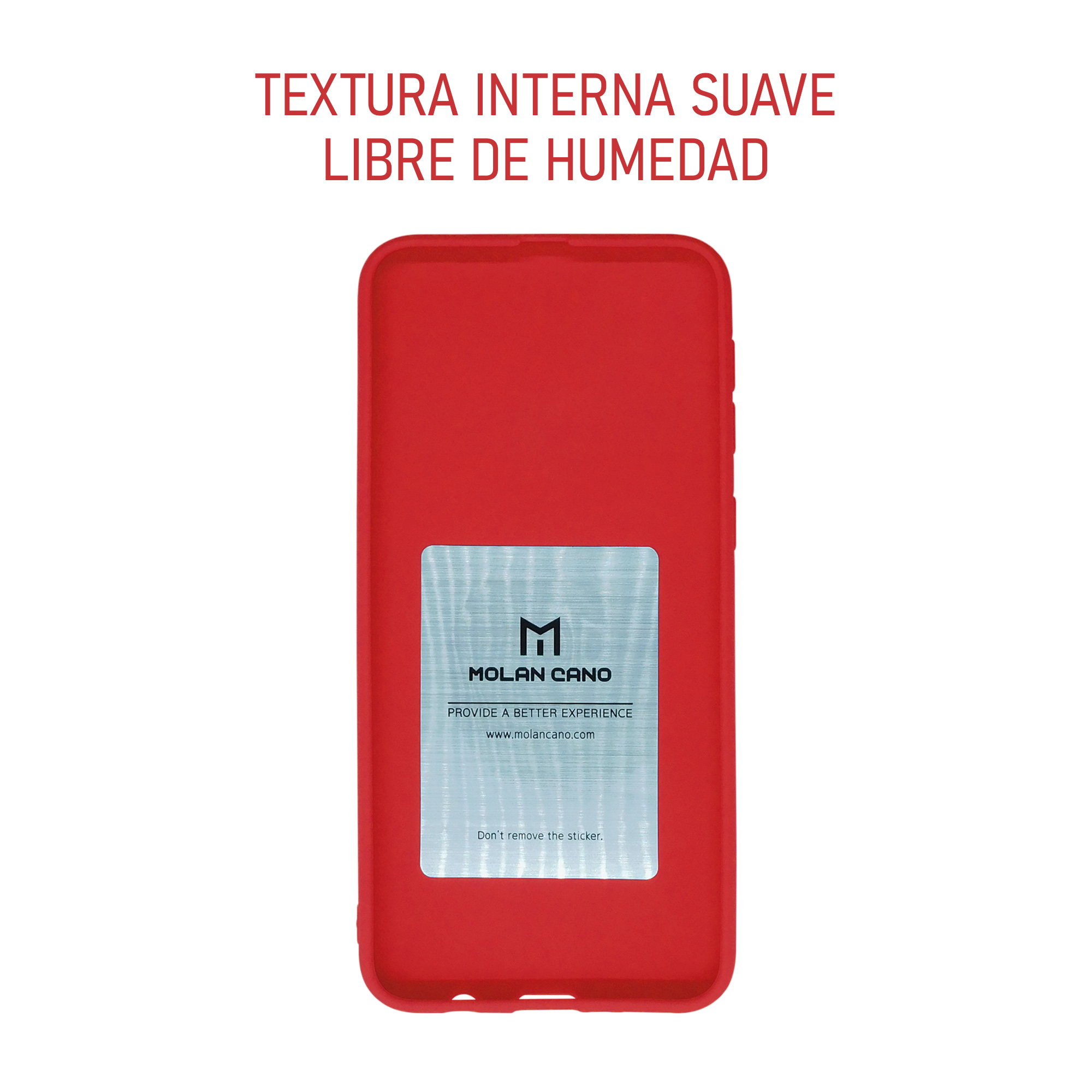 Foto 4 pulgar | Funda Molan Cano Silicon Case Rojo Para Oppo Reno 11 5g