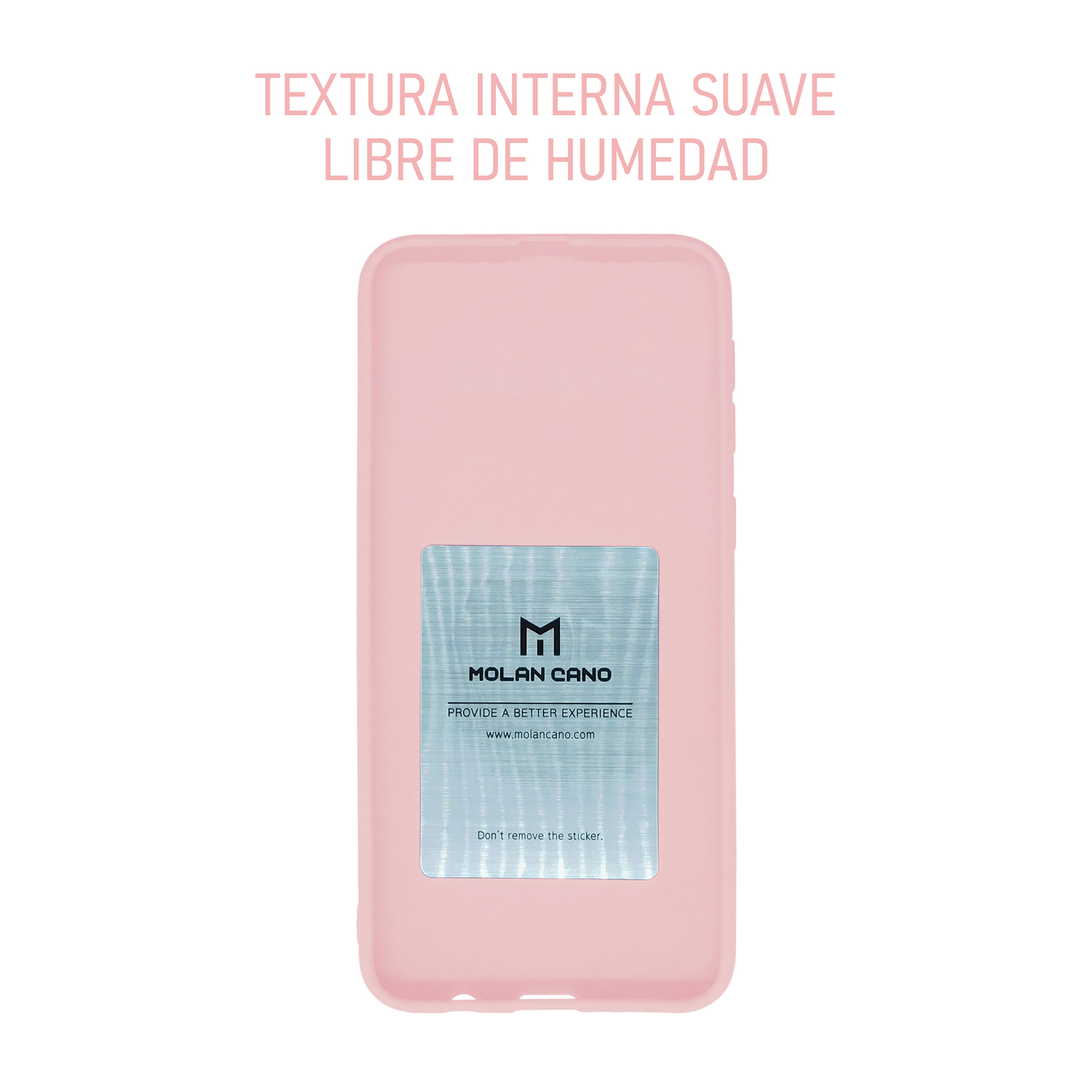 Foto 4 pulgar | Funda Molan Cano Silicon Case Rosa Para Oppo A38