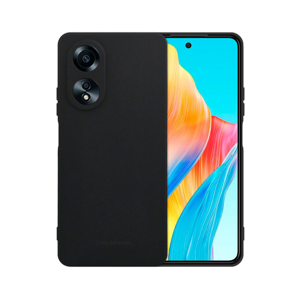 Funda Molan Cano Silicon Case Negro Para Oppo A58