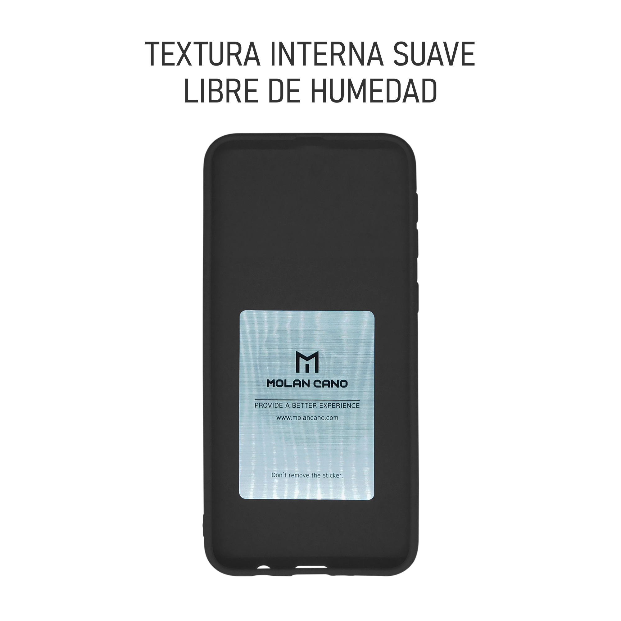 Foto 4 pulgar | Funda Molan Cano Silicon Case Negro Para Honor X8b