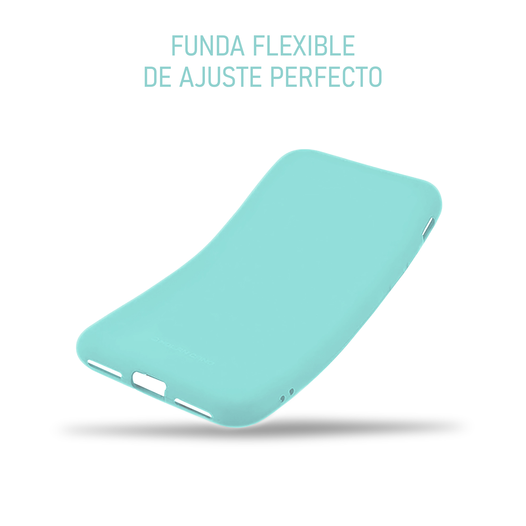 Foto 5 pulgar | Funda Molan Cano Silicon Case Menta Para Moto G54