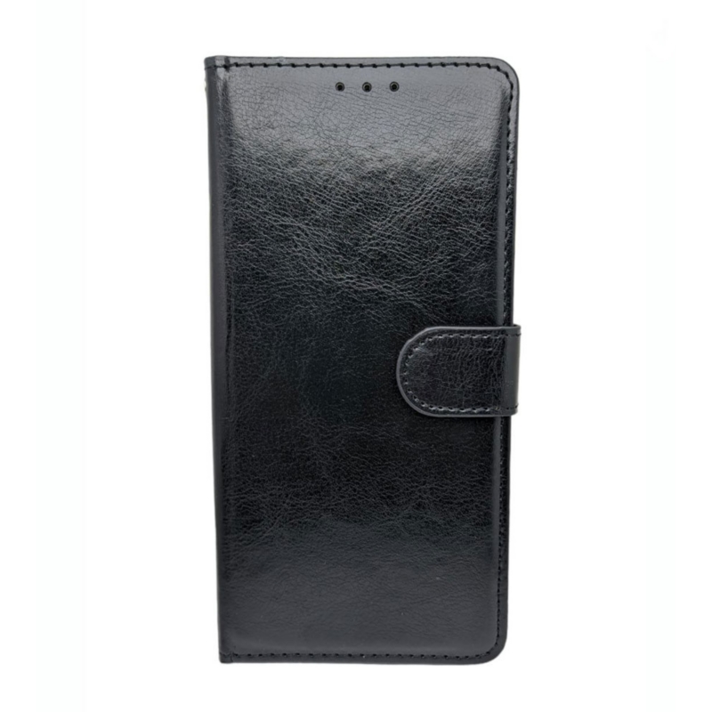Funda Con Tapa Para Moto Edge 30 Neo, Color Negro - Venta Internacional.