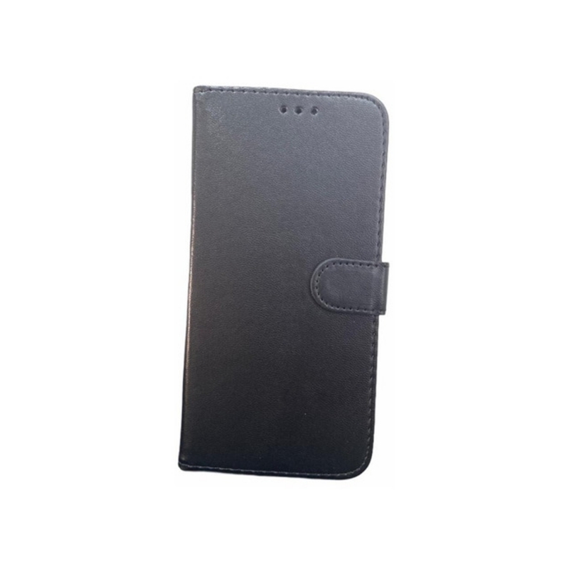 Funda Con Tapa Para Huawei Y6 2019, Piel Sintética, Color Negro - Venta Internacional.