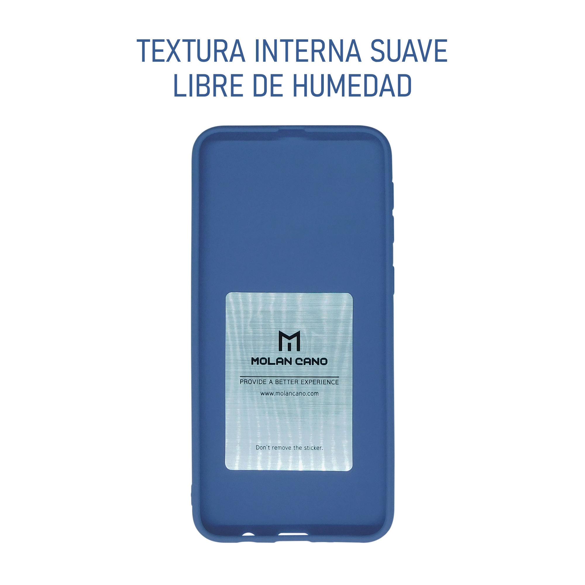 Foto 4 pulgar | Funda Molan Cano Silicon Case Azul Para Honor X7b