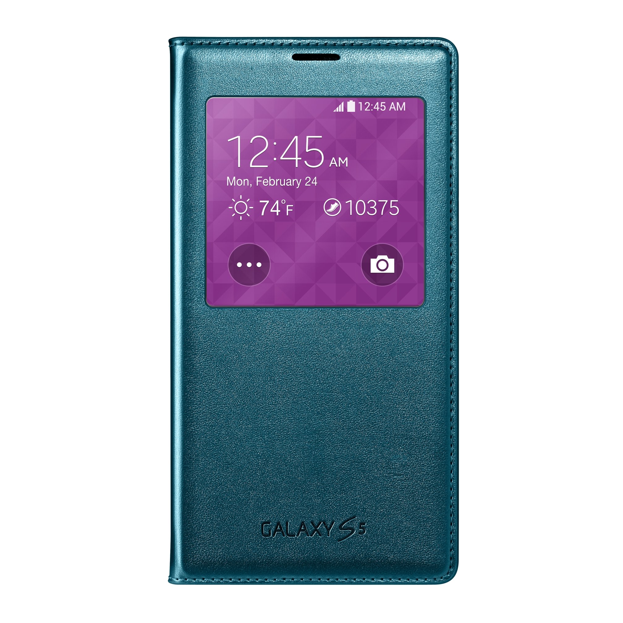Foto 2 pulgar | Funda Con Tapa Para Samsung Galaxy S5 S View, Color Verde - Venta Internacional.