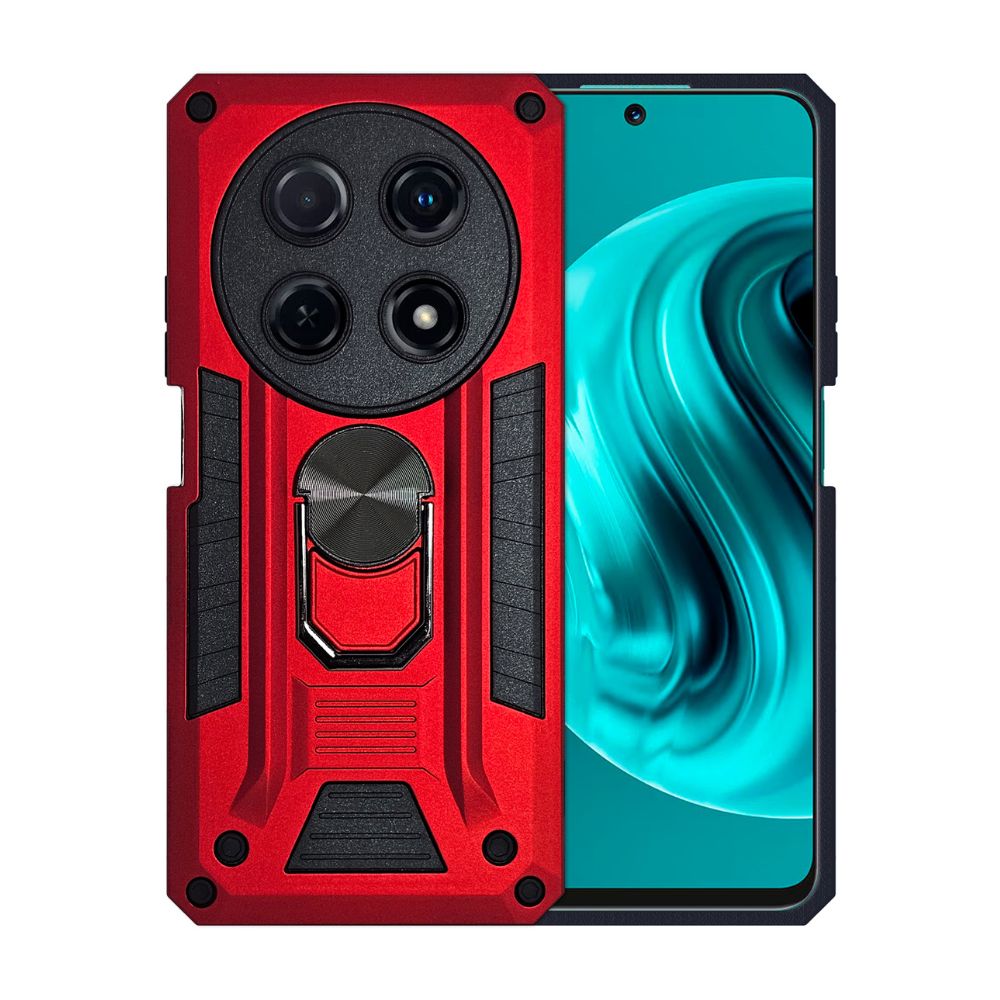 Foto 2 pulgar | Funda Atti Roja Uso Rudo con Anillo para Huawei Nova 12i