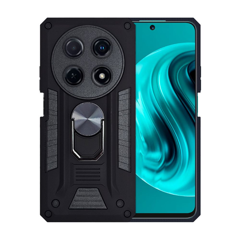 Foto 2 pulgar | Funda Atti Negra Uso Rudo con Anillo para Huawei Nova 12i